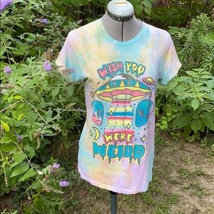 Teen Hearts *Wish You Were Weird* t-shirt